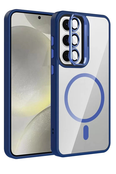 TeknoKapsül غطاء جوكو لهاتف سامسونج جالاكسي إس 24 إف إي مع عدسة ريميم وحامل م...