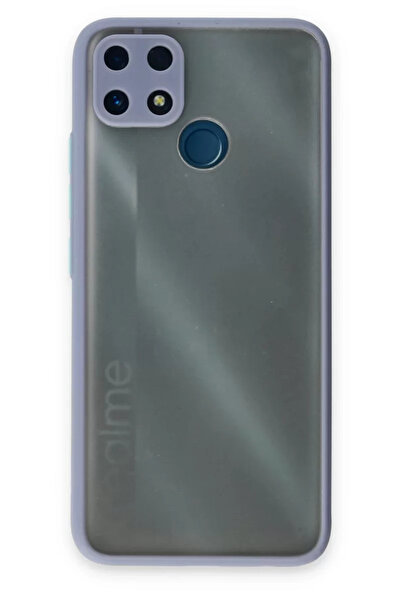 TeknoKapsül غطاء حماية سيليكون مونتريال لهاتف Realme C25 من Newface - رمادي