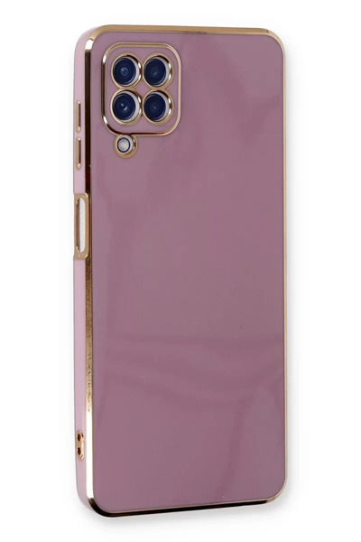 ZEMİRA HOME Newface Samsung Galaxy A22 Case Volet Silicone - Purple