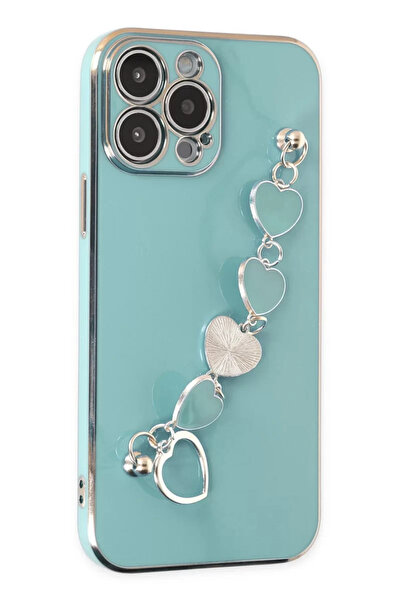 ZEMİRA HOME Newface iPhone 13 Pro Max Case Esila Silicone - Water Green