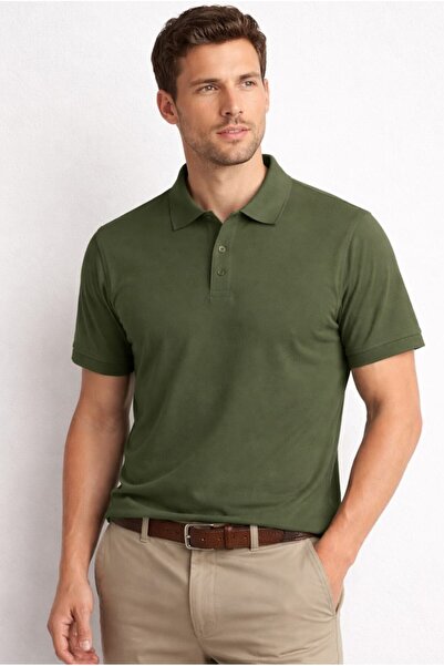 NK HAKİ YEŞİL POLO YAKA TSHIRT