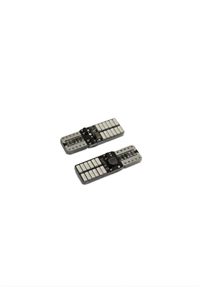 ADA OTO T10 LED Buz Mavisi 12V Park LED Plaka Tavan LED Ampul 24 Led (2 adet ...