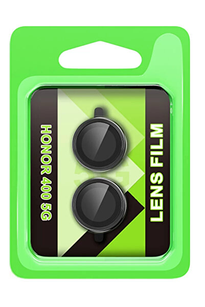 Beta Moda Hub عدسة كاميرا معدنية من نيو فيس لهواوي هونور 400 ريز - أسود