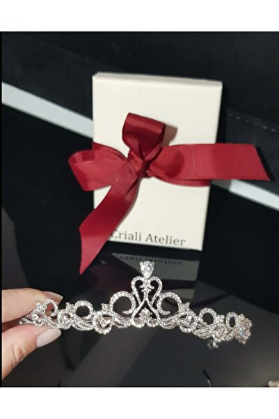 OEM Iris tiara – sparkling crystals, delicate design for the bride or bridesmaid