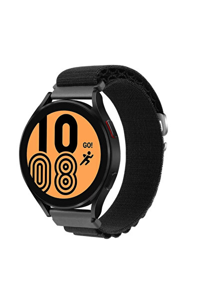 Beta Moda Hub Newface watch 20mm kr410 fabric strap - black