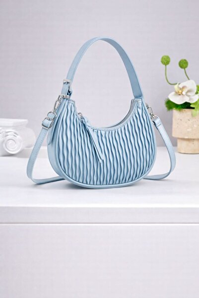 mothers dream Textured Crescent Shoulder Bag for Women