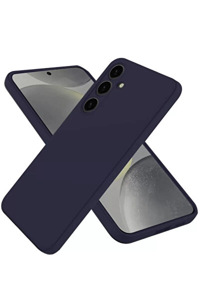 ZEMİRA HOME حافظة سامسونج جالاكسي A26 من نيو فيس سيليكون أول - أزرق داكن