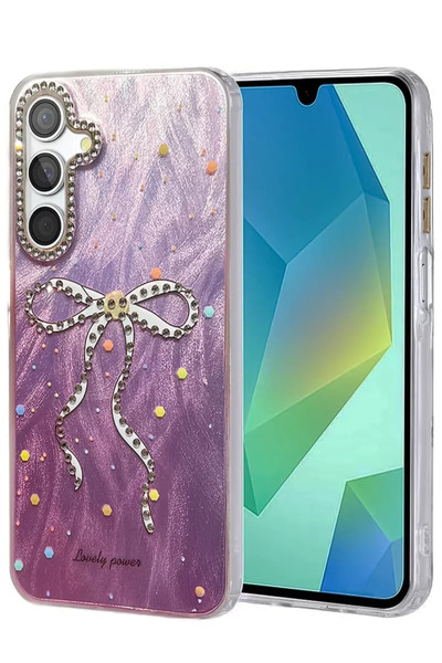 ZEMİRA HOME Newface Samsung Galaxy S24 Fe Case Blade Mirrored Pattern Cover -...