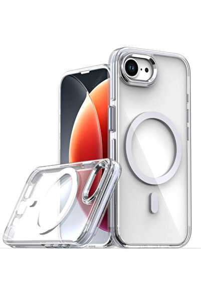 TeknoKapsül غطاء جوكو آيفون 16 إي بيلا ماجسيف - رمادي