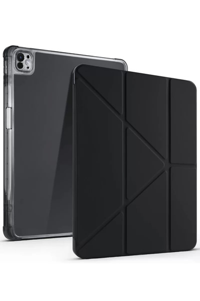 TeknoKapsül حافظة تابلت Newface لجهاز iPad Air 13 (2024) طراز Mars مع حامل قل...