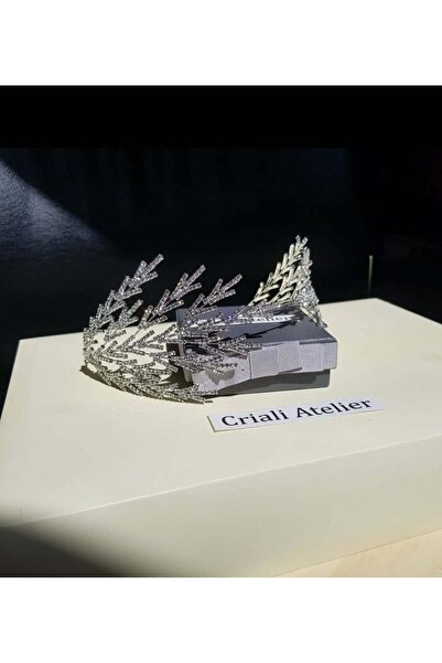 OEM Adelaida bridal tiara, twigs with wow effect