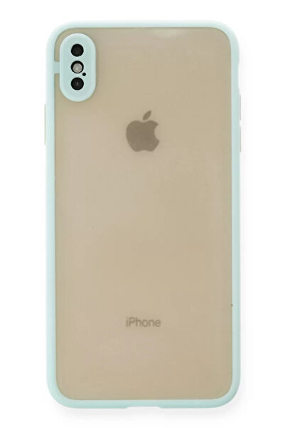 TeknoKapsül غطاء حماية سيليكون مونتريال لهاتف آيفون XS ماكس من نيو فيس - تركواز