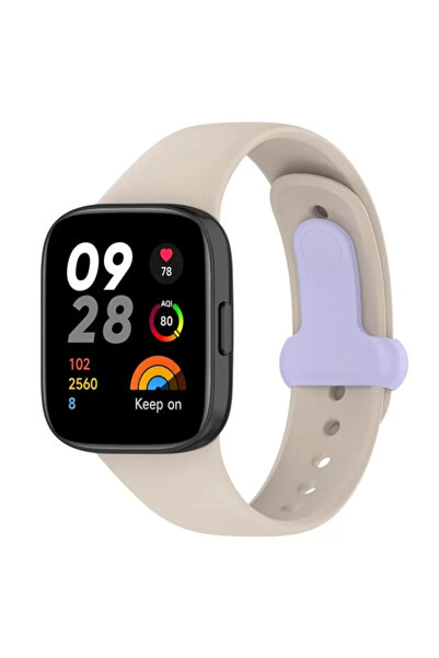 Beta Moda Hub Newface Xiaomi Redmi Watch 3 سلك سيليكون أصلي - بيج