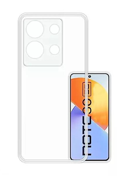 Beta Moda Hub حافظة نيو فيس انفينيكس نوت 30 من السيليكون الشفاف الفاخر