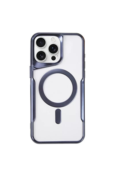 ZEMİRA HOME Newface iPhone 11 Pro Max Case Boyi Magsafe Silicone Cover - Navy...