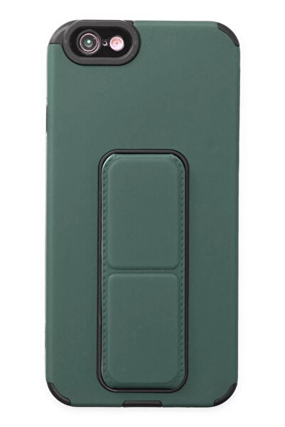 TeknoKapsül نيوفيس حافظة آيفون 6 ميجا ستاند سيليكون - أخضر