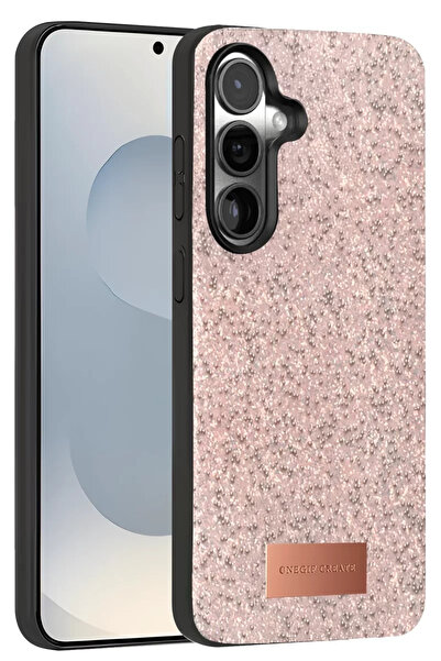 Beta Moda Hub غطاء سامسونج جالاكسي S25 بلس اللامع من ون جيف - وردي