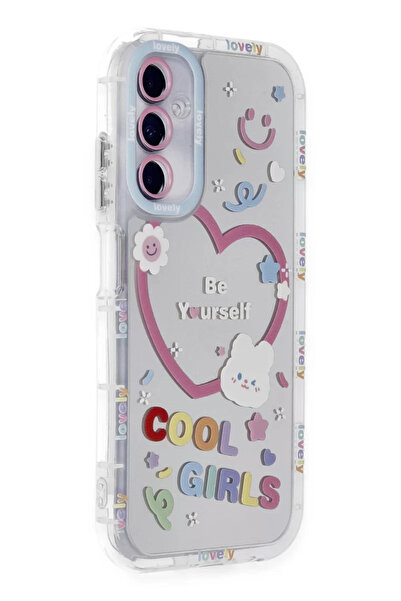 Beta Moda Hub حافظة Newface لهاتف Samsung Galaxy A15 4G بنمط انعكاس - النمط 1