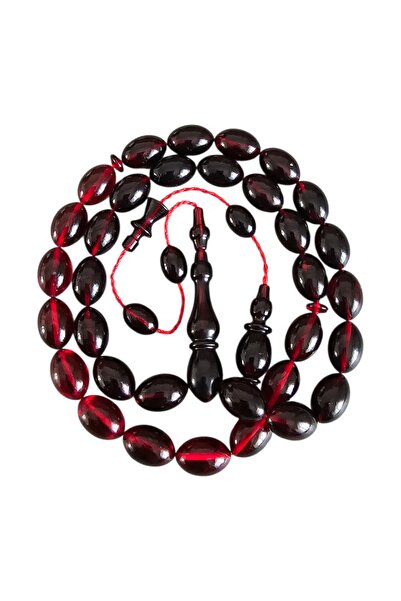 LEBLEBİ TESBİH Muhammed Erden Fire Amber Prayer Beads Lt1515