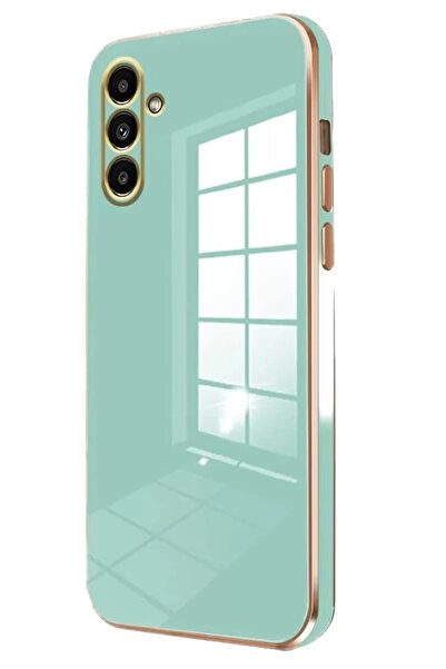 Generic Brand Newface Samsung Galaxy A25 5g Case Volet Silicone - Light Green