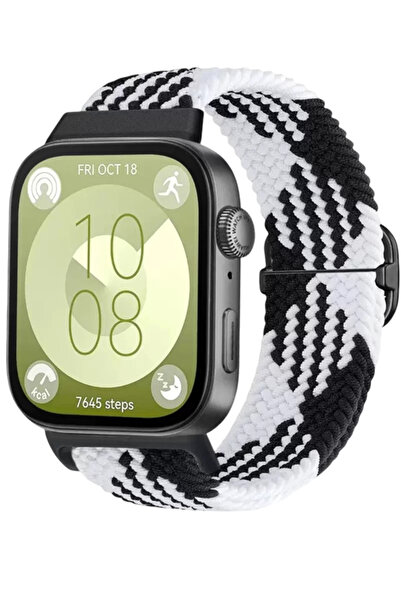 Beta Moda Hub Newface huawei fit 4 star strap - black-white