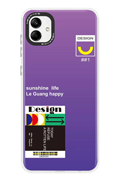 ZEMİRA HOME Newface Samsung Galaxy A04 Case Estoril Patterned Cover - Estoril...