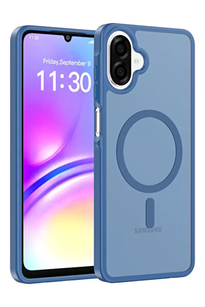 Beta Moda Hub غطاء جوكو سامسونج جالاكسي A07 4G جوتا ماج سيف - أزرق داكن