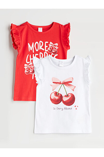 LC Waikiki Shining Store's Glittering Choices Zero Roba Collar Printed Girl's...