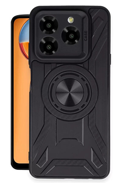 Beta Moda Hub حافظة نيو فيس جنرال موبايل إيرا 50 من السيليكون من لينكولن - أسود