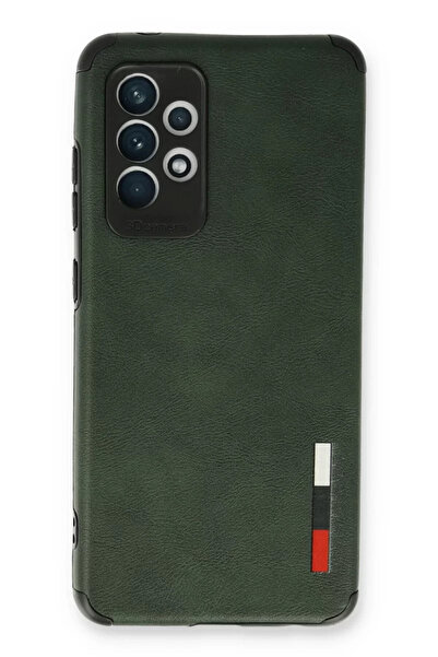 ZEMİRA HOME Newface Samsung Galaxy A53 5g Case Loop Leather Silicone - Green