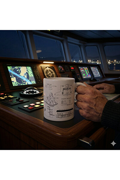 The Mug Store Deniz Ulaştırma ve İşletme Mühendisliği Temalı Bardak