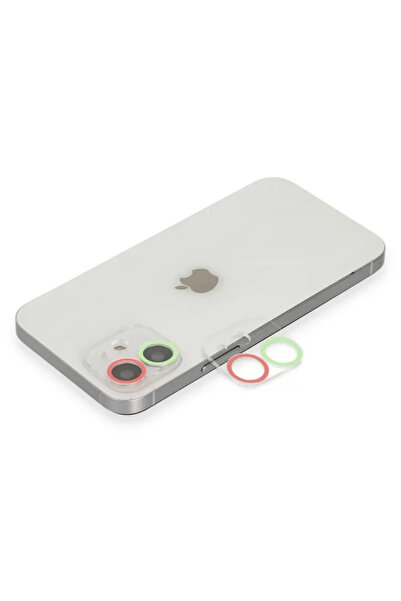Generic Brand Newface apple iphone 12 colorful camera lens protection glass -...