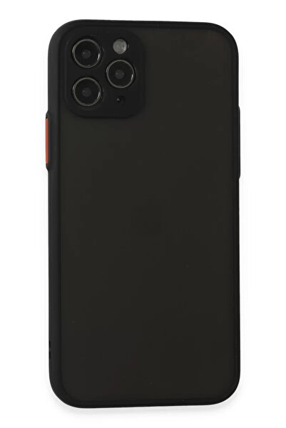 TeknoKapsül غطاء حماية سيليكون مونتريال لهاتف آيفون 11 برو من نيو فيس - أسود