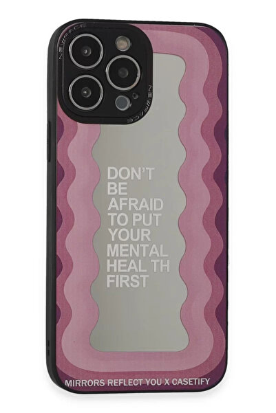 Beta Moda Hub غطاء حماية نيو فيس لهاتف ايفون 13 برو ماكس بنمط مرآة - مرآة - 11