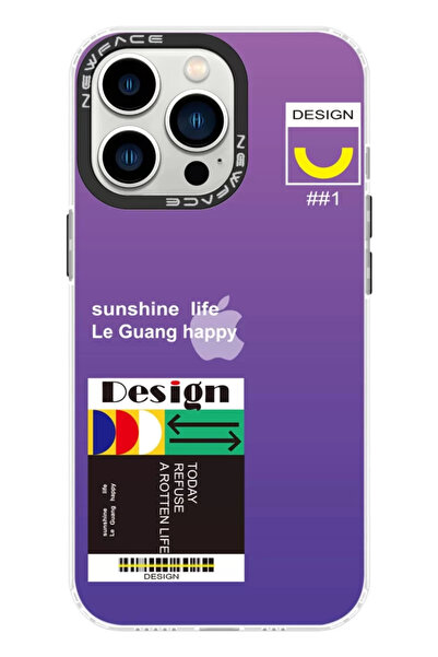 TeknoKapsül غطاء حماية نيو فيس لهاتف ايفون 13 برو ماكس بنمط استوريل - استوريل...