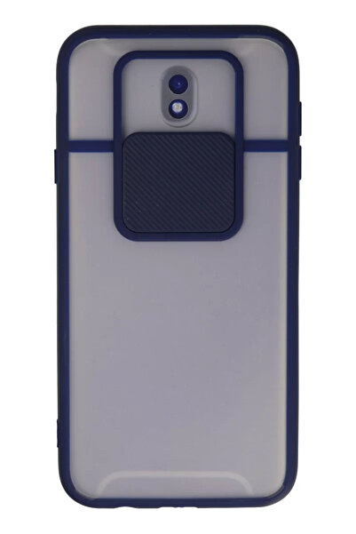 ZEMİRA HOME Newface Samsung Galaxy J7 Pro / J730 Case Palm Frosted Camera Sli...