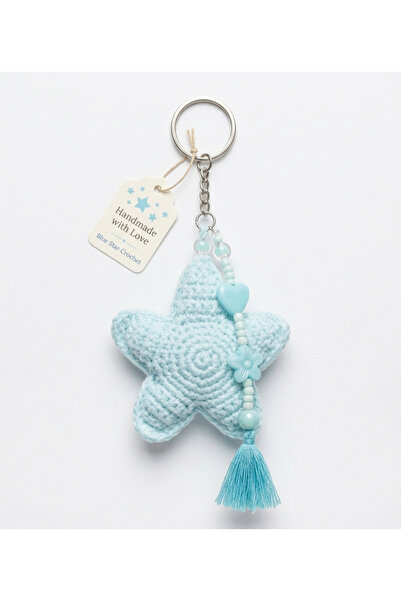 dogohandmade Star Light: Hand-Knitted Amigurumi Charm Beaded Bag Mascot & Key...