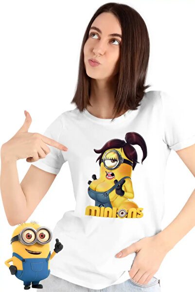 OEM Γυναικείο μπλουζάκι Μίνιονς Μαρλένα Οι Απαισιοί Μίνιονς