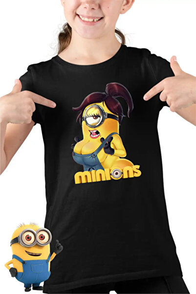 OEM Детска тениска за момичета с Миньони Марлена от  "Аз, проклетникът "