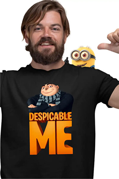 OEM Ανδρικό μπλουζάκι  "Εγώ, ο Απαισιότατος " με Γκρου και Μίνιονς