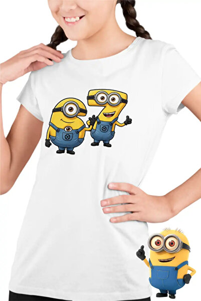 OEM Παιδικό Κοριτσίστικο Μπλουζάκι Μίνιονς Έξι Επτά 67 Έξι Επτά Απαισιότα