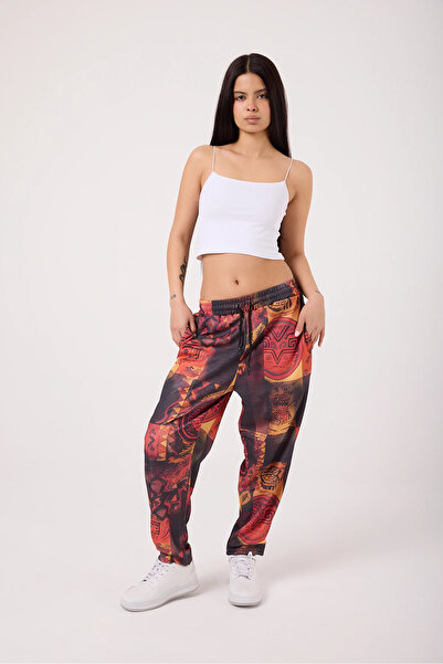 SUPERBLUE Γυναικείο αθλητικό παντελόνι μπαγκέτας με στάμπα σε στυλ δρόμου
