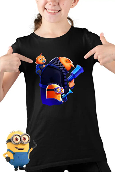 OEM Tricou Copii Fete Despicable Minions Misiune
