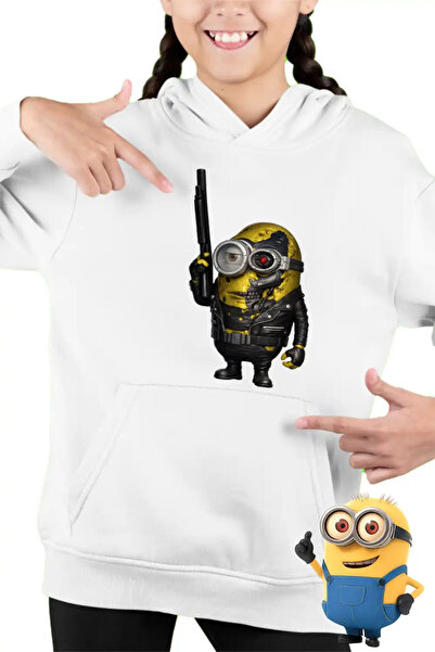 OEM Hanorac Copii Fete Minions Terminator Biker Despicable