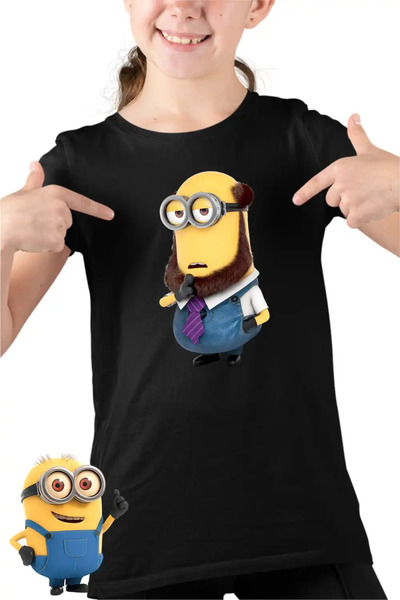 OEM Παιδικό Κοριτσίστικο Μπλουζάκι Μίνιονς Φιλόσοφος Καθηγητής Εγώ, ο Απαισιό