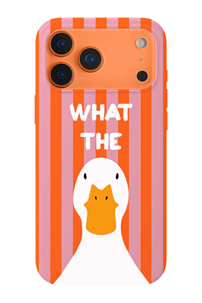 shoptocase iPhone 17 Pro Max Compatible What the Duck Patterned Microfiber In...