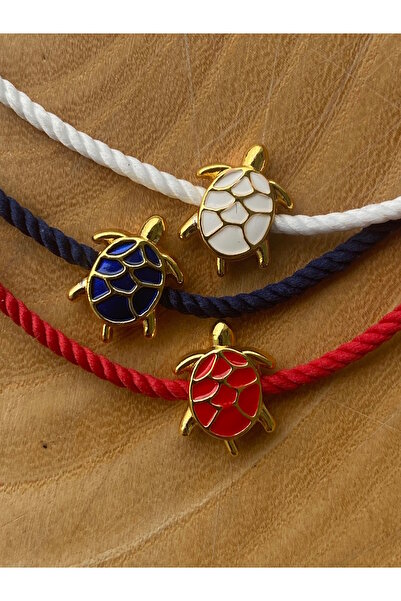 Shepidi 3-Pack Colorful Turtle Adjustable Rope Anklets