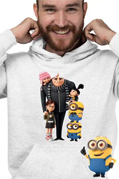 OEM Ανδρικό Φούτερ με Κουκούλα - Εγώ, ο Απαισιότατος - Οικογένεια Μίνιονς