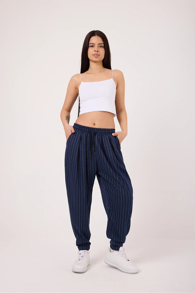 SUPERBLUE Γυναικείο αθλητικό ριγέ παντελόνι σε στυλ δρόμου