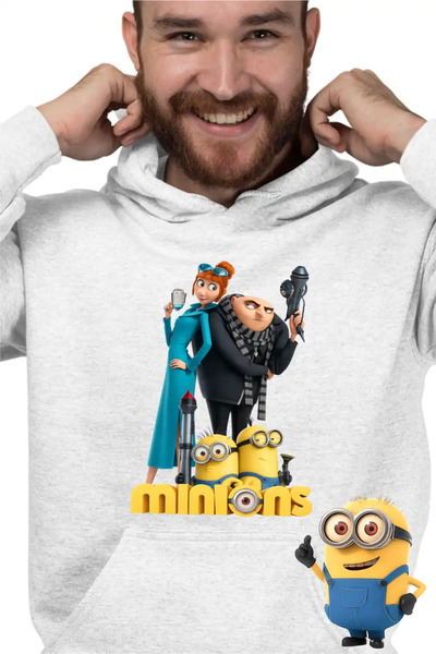 OEM Men's Hoodie Despicable Minions Family Minions